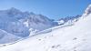 Ab der Höhe des Stubaier Höhenweges liegt unter dem Pulverschnee teilweise Altschnee!