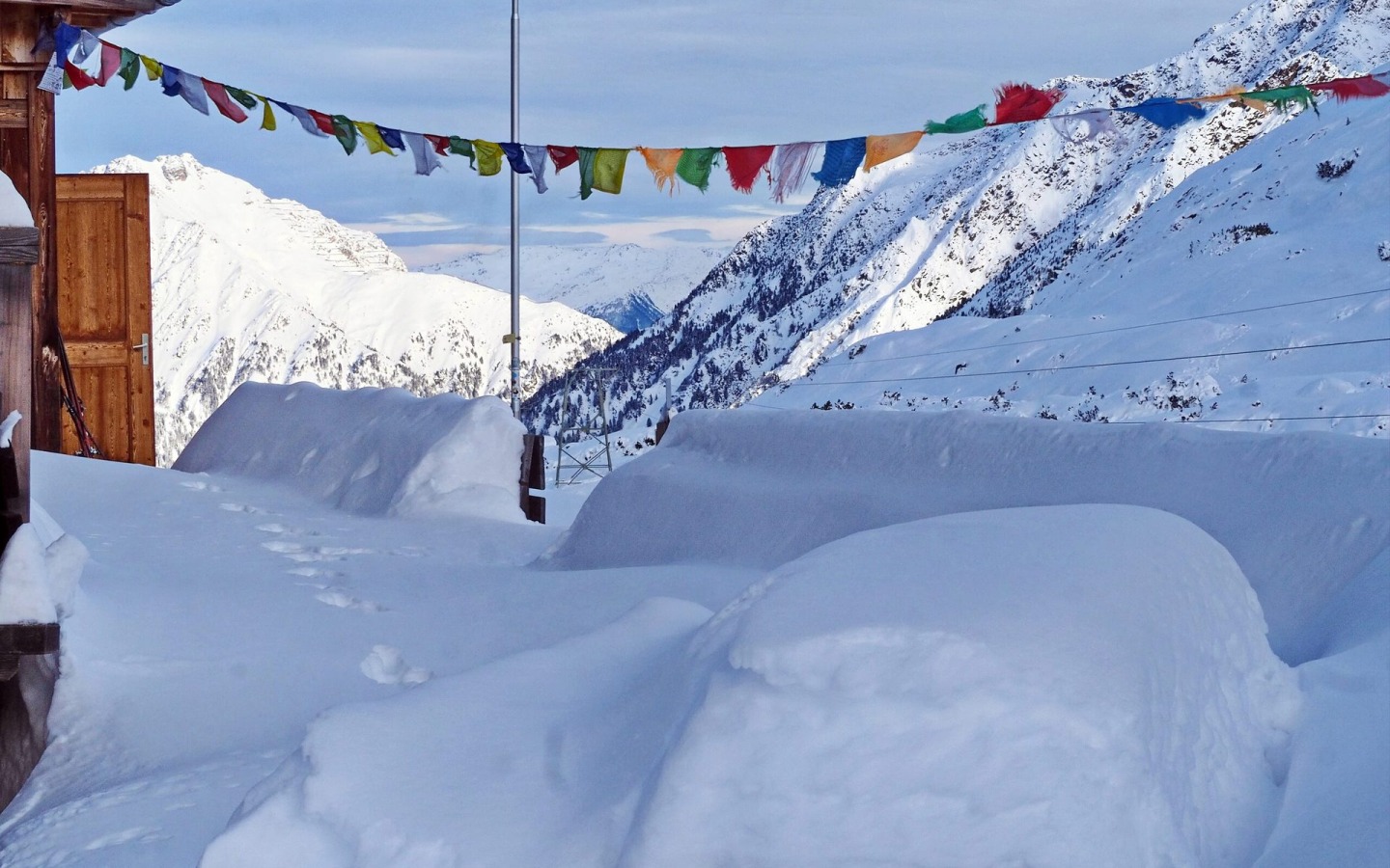 Inspection sur place impressionnante après les fortes chutes de neige !