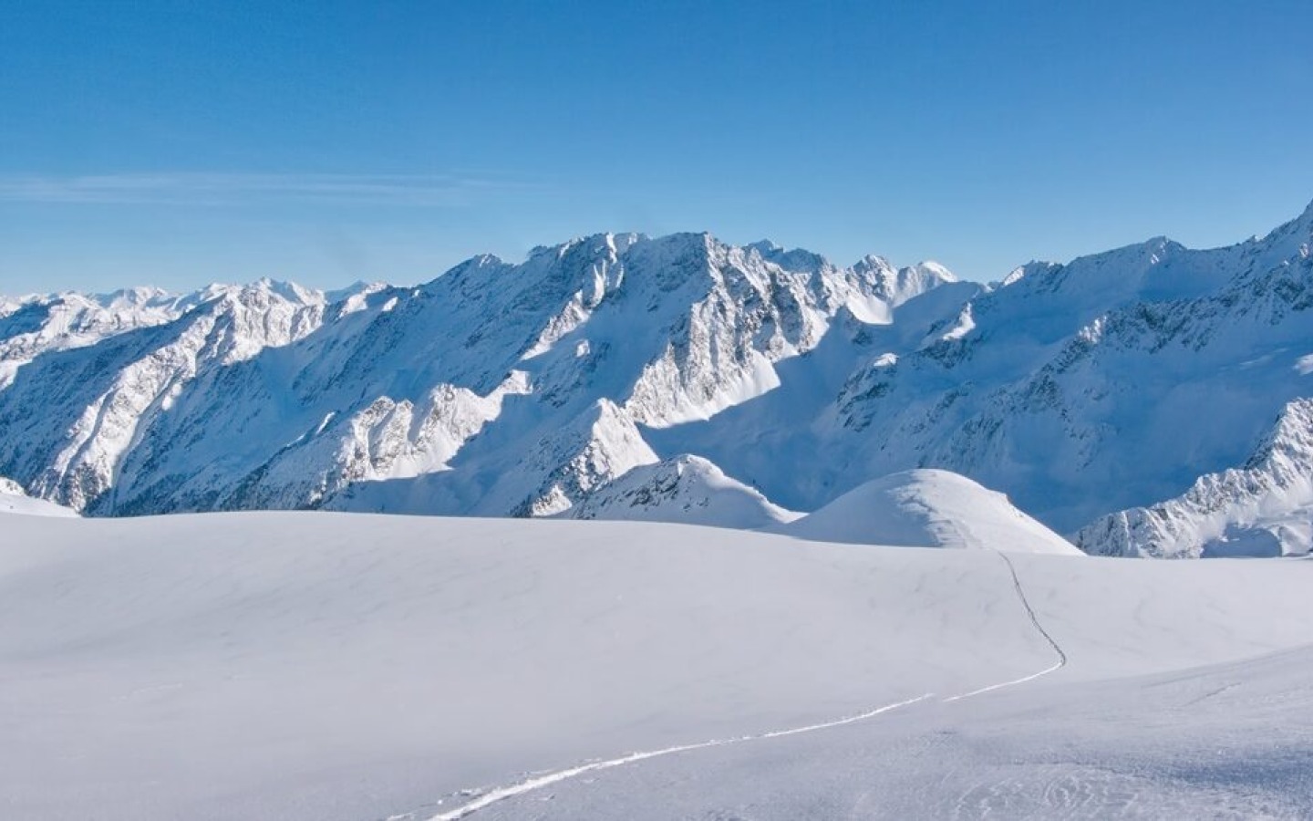 Étude du manteau neigeux dans le Hinterbergl ! Berglasferner, passage du Berglas !
Vous trouverez les résultats sur le site du service d'avertissement d'avalanches !