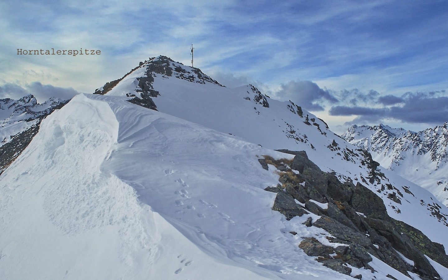 Le 29.12.23 à la Horntalspitze