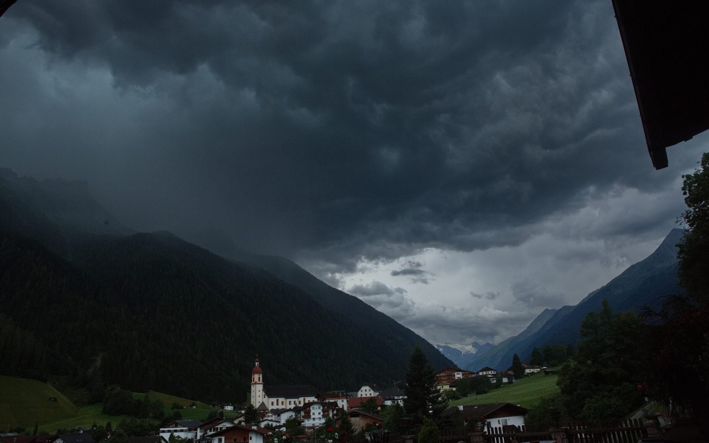 Thunderclouds over Neustift