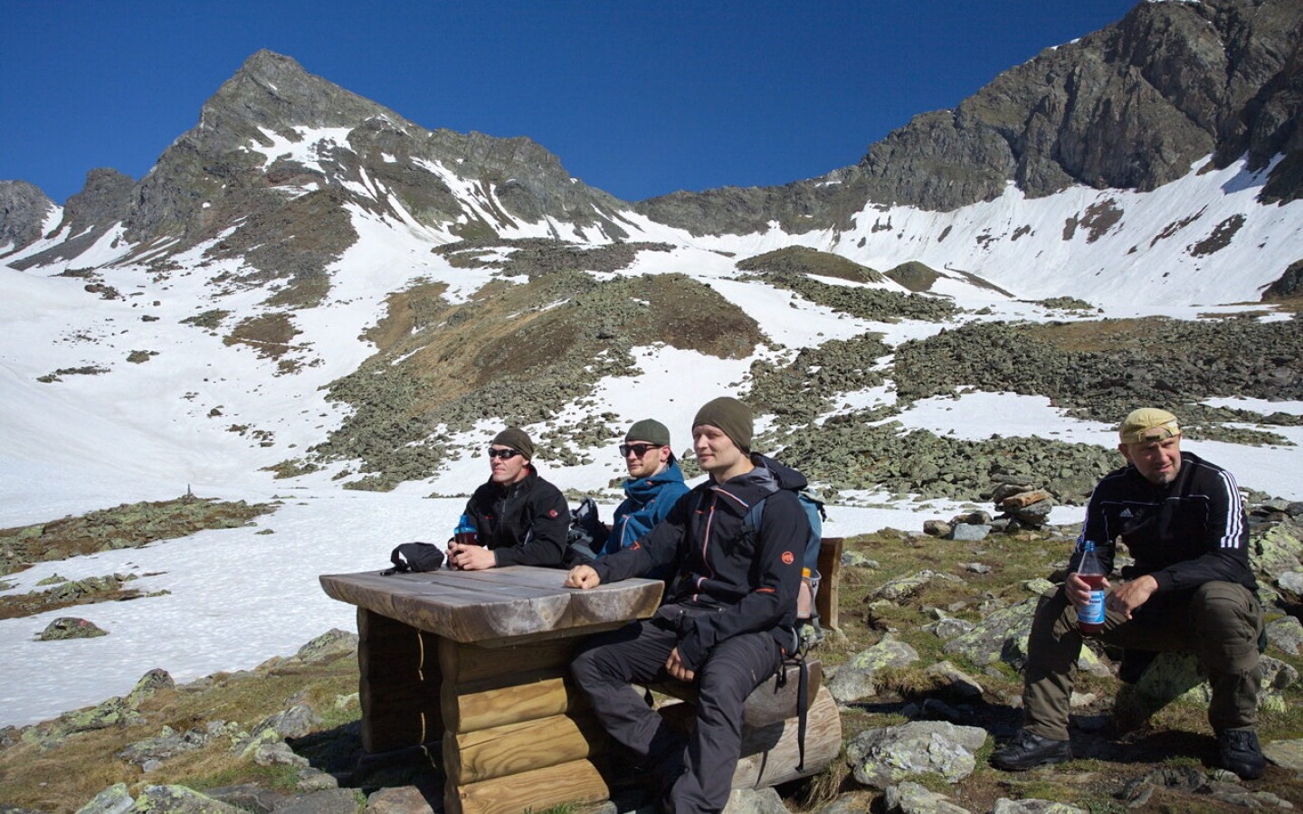 Today, 17.06., an on-site inspection on the Rinnenspitze