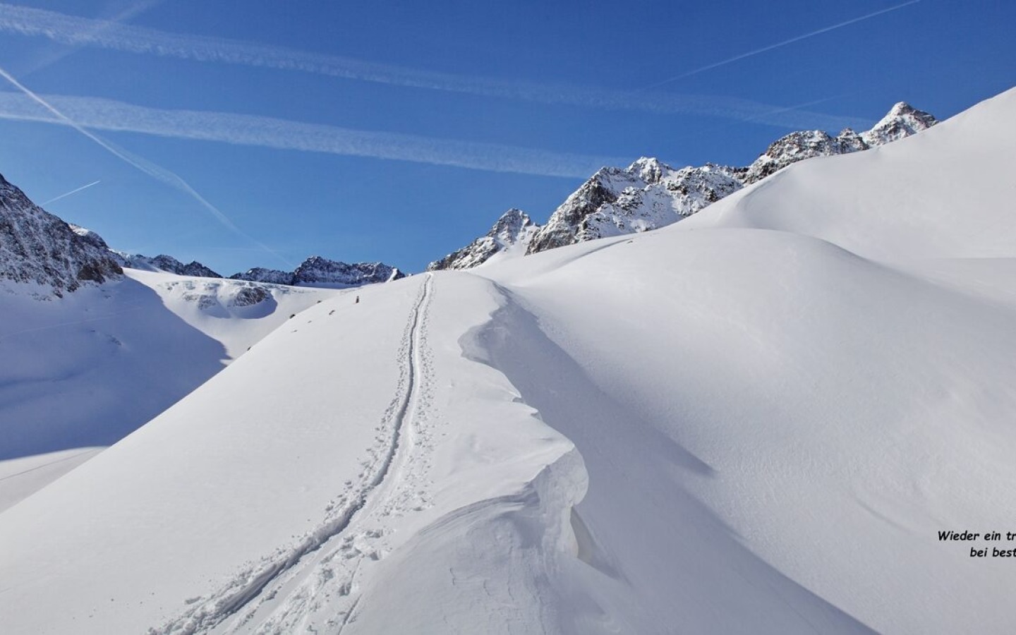 Sole, pericolo valanghe moderato e neve da sogno...