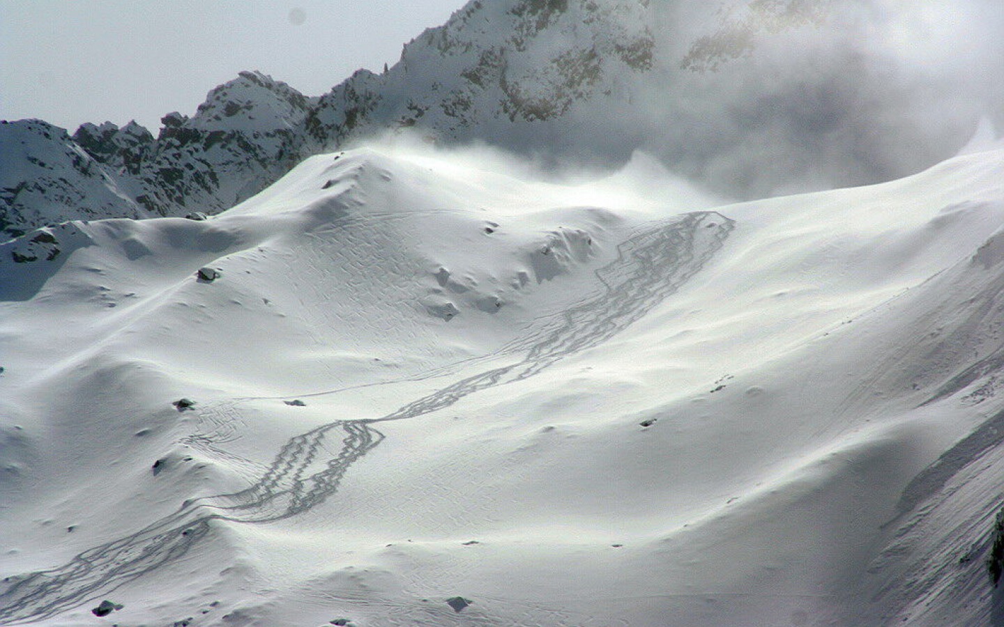 1. Rayons de soleil après la chute de neige