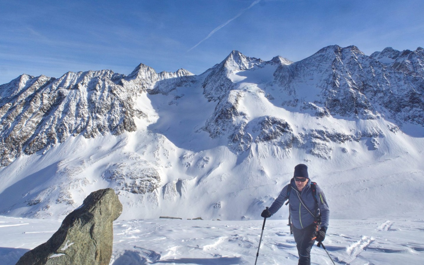Reconnaissance sur place aujourd'hui sur le Turmferner
