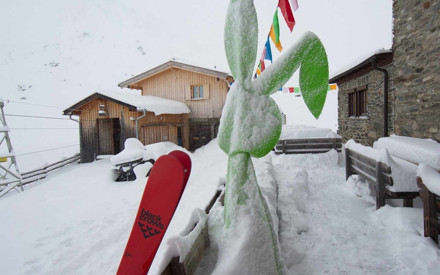 Retour de l'hiver avec d'importantes quantités de neige fraîche.