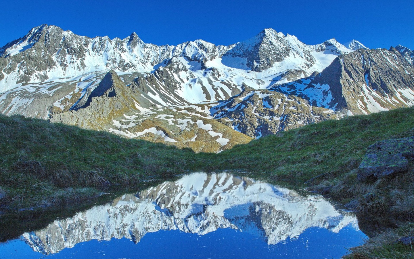 Waterfalls and mountain lakes...