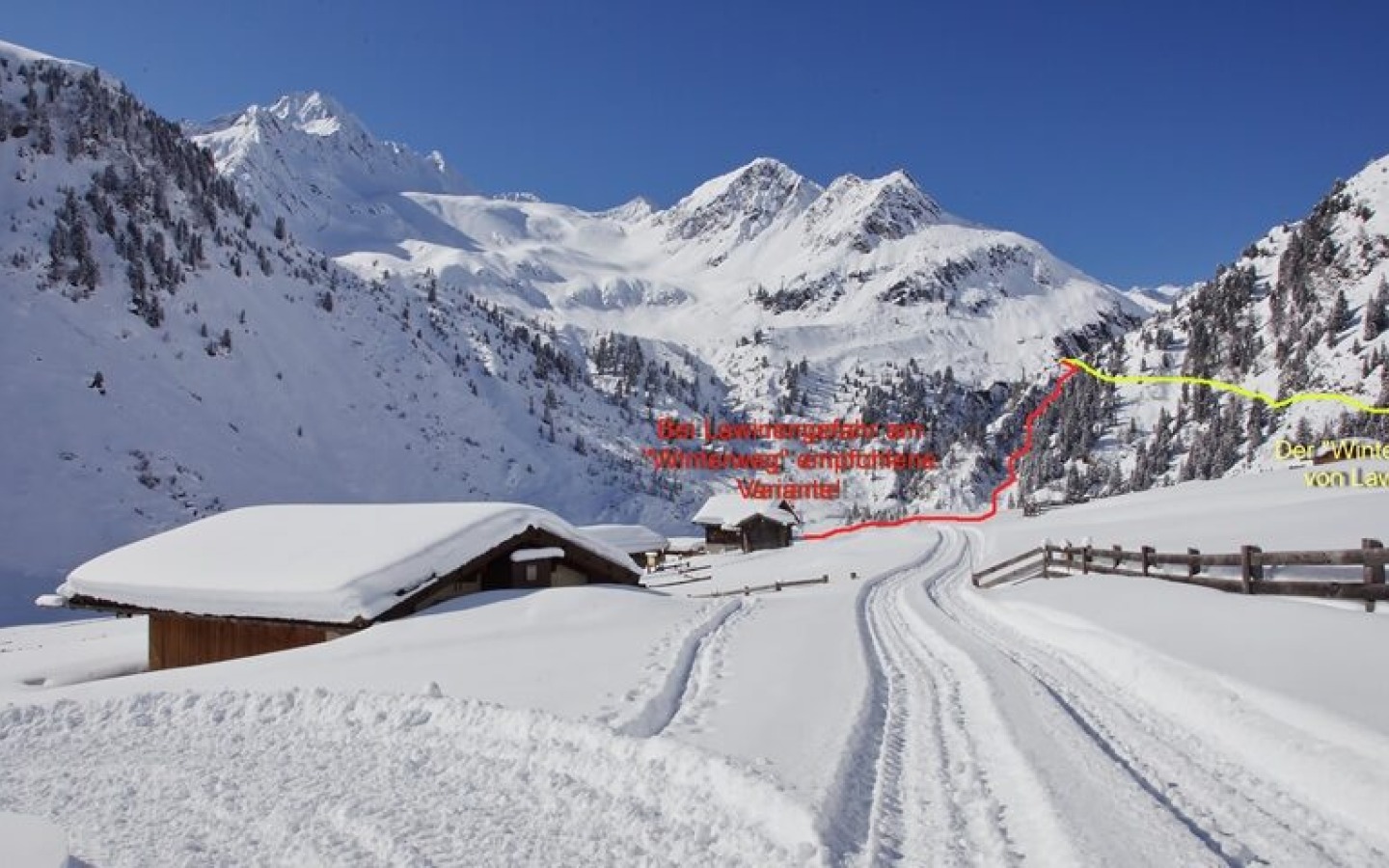Once again – useful tips for the ascent to the hut from the Ober Iss Alm