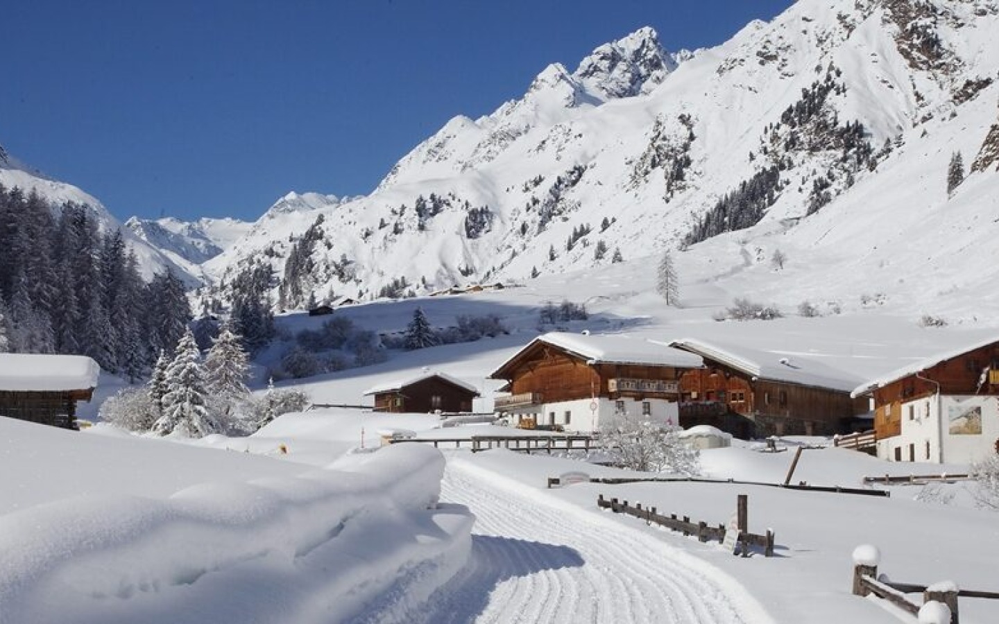 With these pictures we would like to give you an insight into the superb ski touring area surrounding the Franz Senn Hütte!