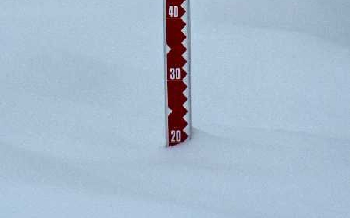 Plus de neige fraîche qu'annoncé !