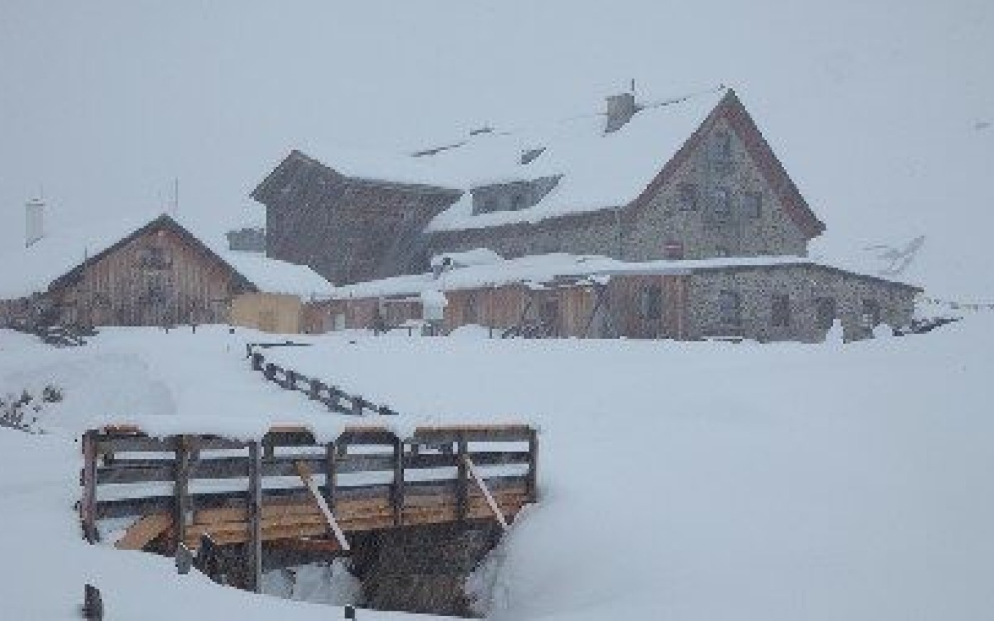 Mauvais temps avec fortes chutes de neige le 09.03.2017