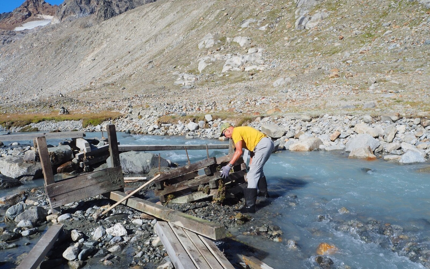 Réfection du sentier terminée après les violentes intempéries !