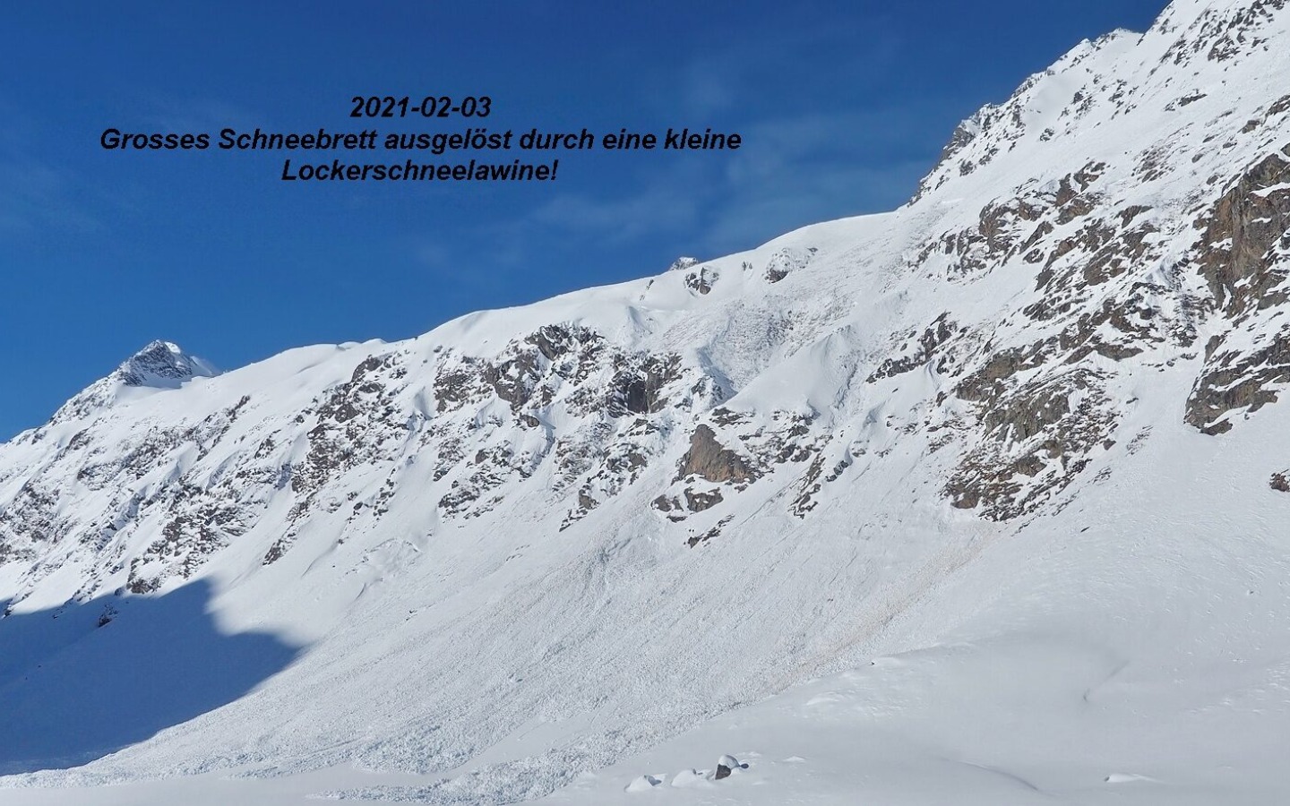 Visite sur place concernant l'activité avalancheuse !